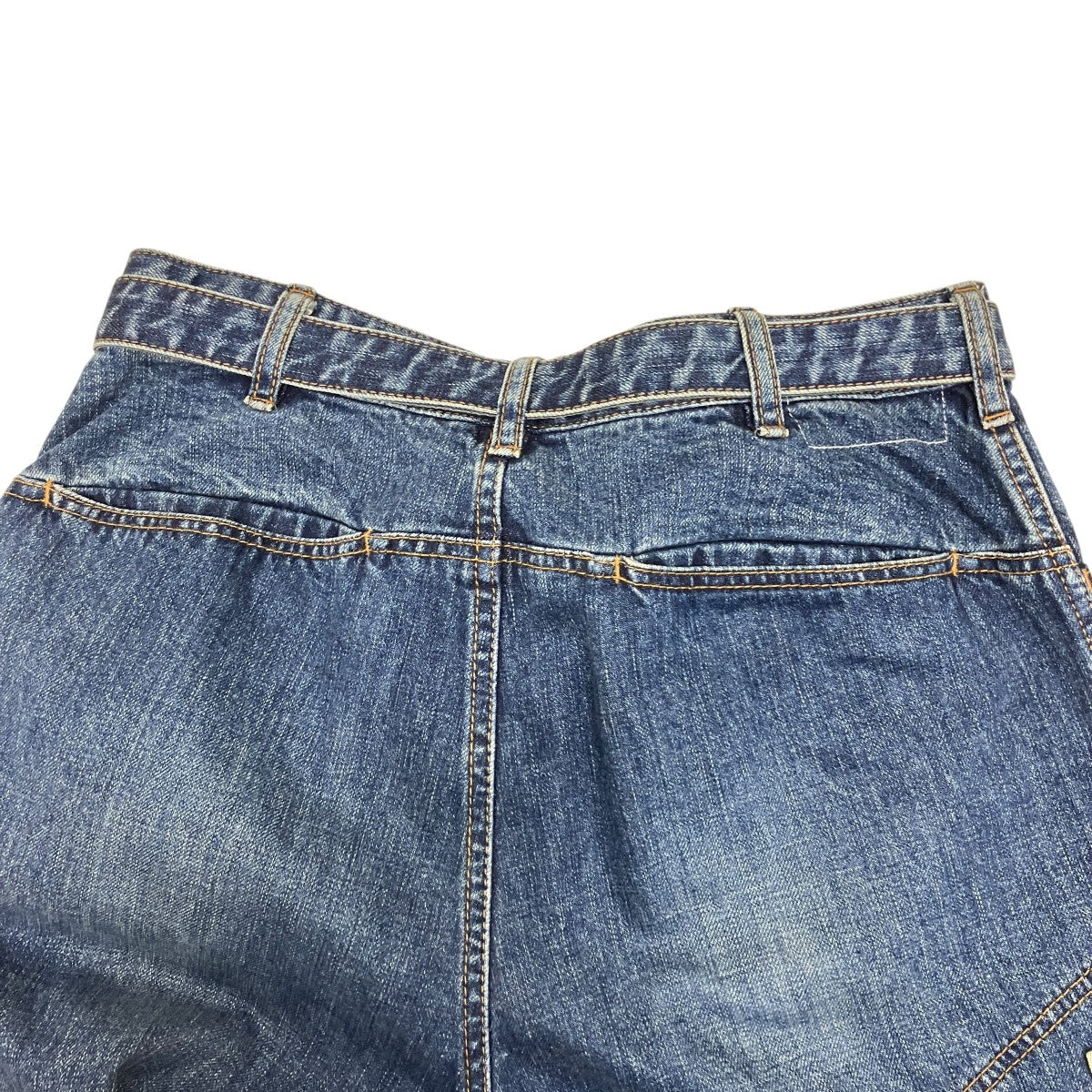 sacai ルテッドダブルニーベルト付デニムパンツ 古着・中古-4枚目のアイテム画像