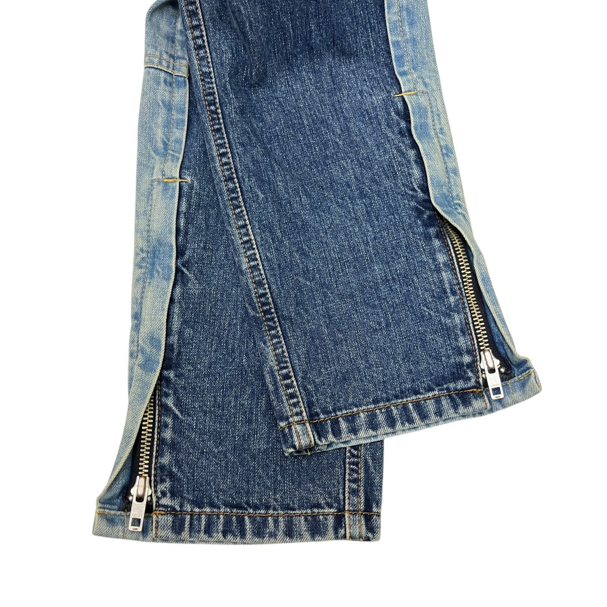 sacai ルテッドダブルニーベルト付デニムパンツ 古着・中古-6枚目のアイテム画像