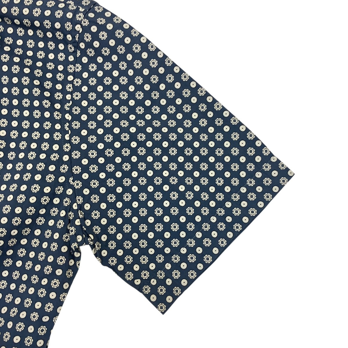 BURBERRY 総柄シルク混半袖シャツ 古着・中古-4枚目のアイテム画像