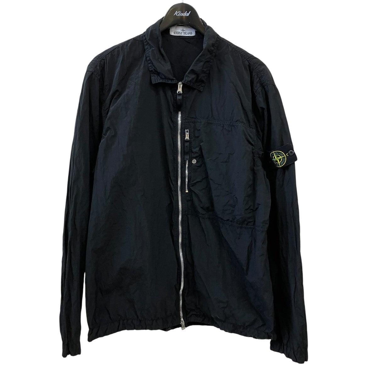 STONE ISLAND 25SSNylon Metal ECONYL OvershirtジップブルゾンK1S151200005S0019 古着・中古-1枚目のアイテム画像