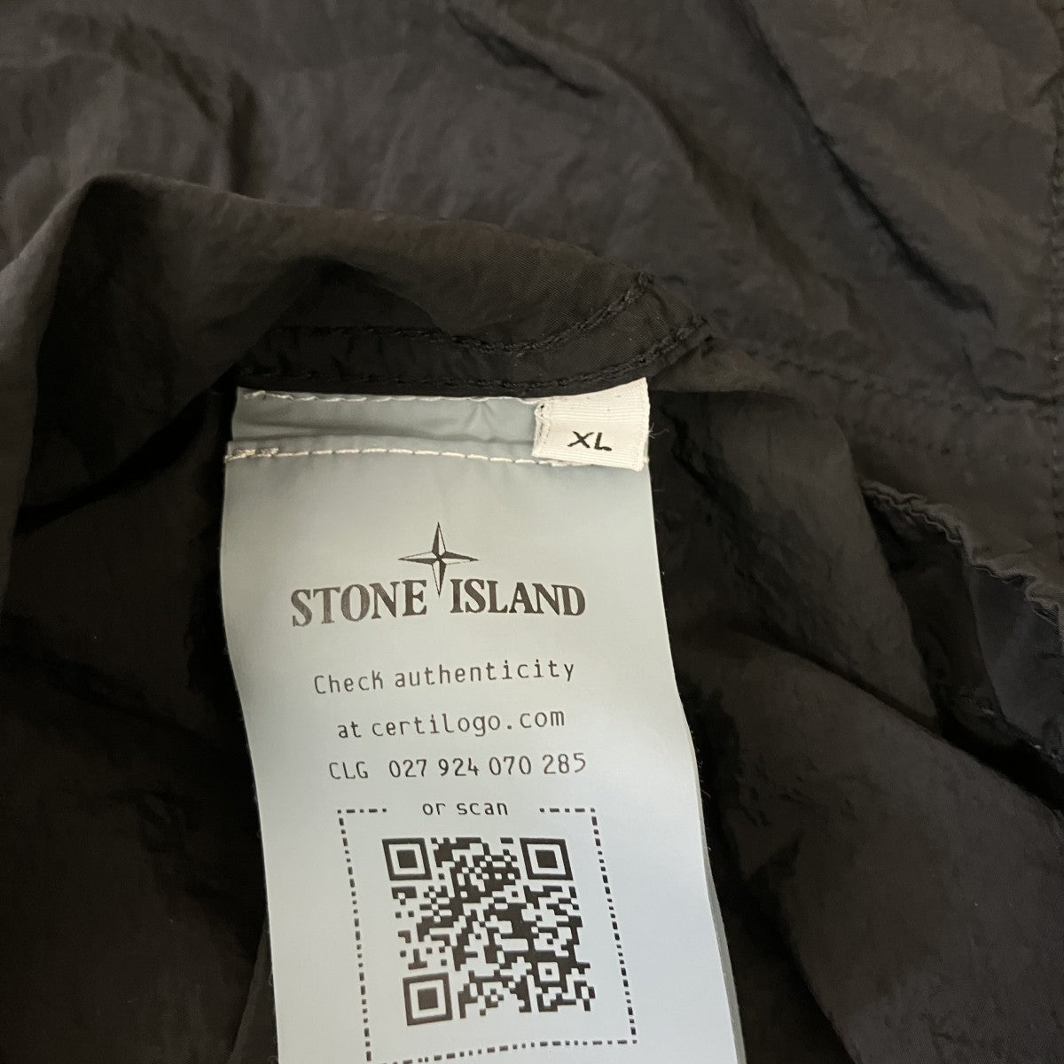 STONE ISLAND 25SSNylon Metal ECONYL OvershirtジップブルゾンK1S151200005S0019 古着・中古-5枚目のアイテム画像
