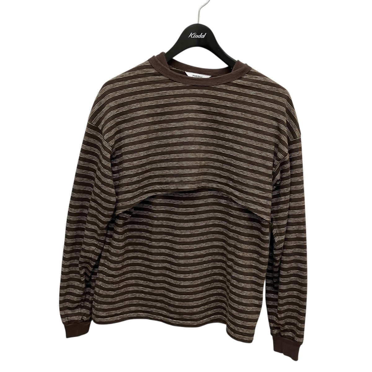 PHEENY Multi border ensembleボーダーアンサンブル長袖TシャツPA24-CS11 古着・中古-1枚目のアイテム画像