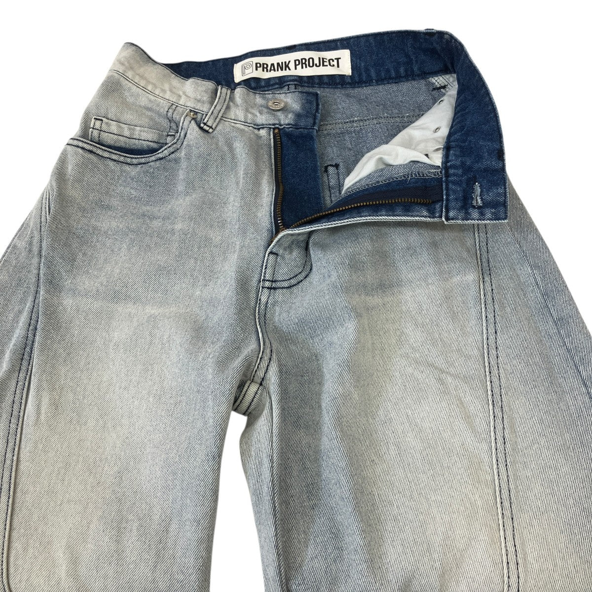 PRANK PROJECT 25SSCurved Line Denim 2バギージーンズ31251465612 古着・中古-3枚目のアイテム画像
