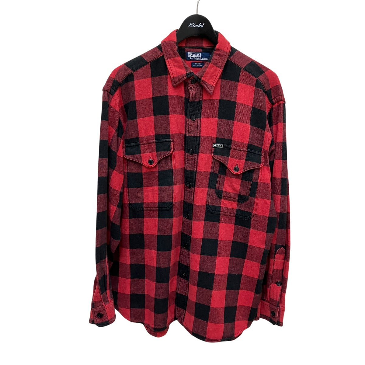 POLO RALPH LAUREN ブロックチェック長袖シャツ 古着・中古-1枚目のアイテム画像
