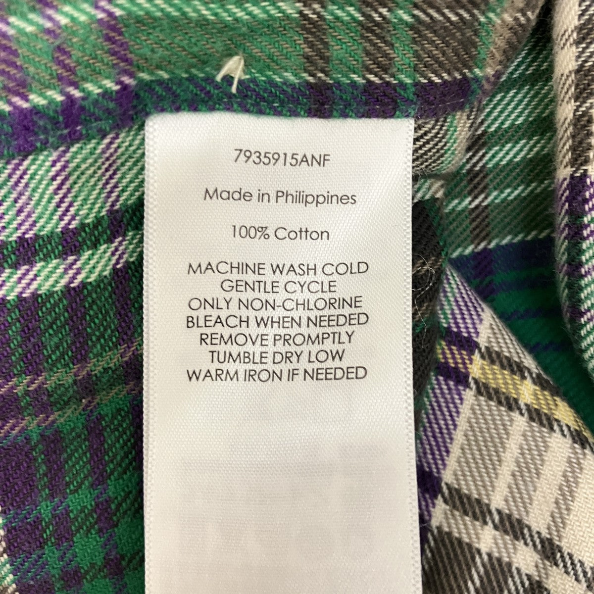 RALPH LAUREN チェック長袖シャツ 古着・中古-6枚目のアイテム画像