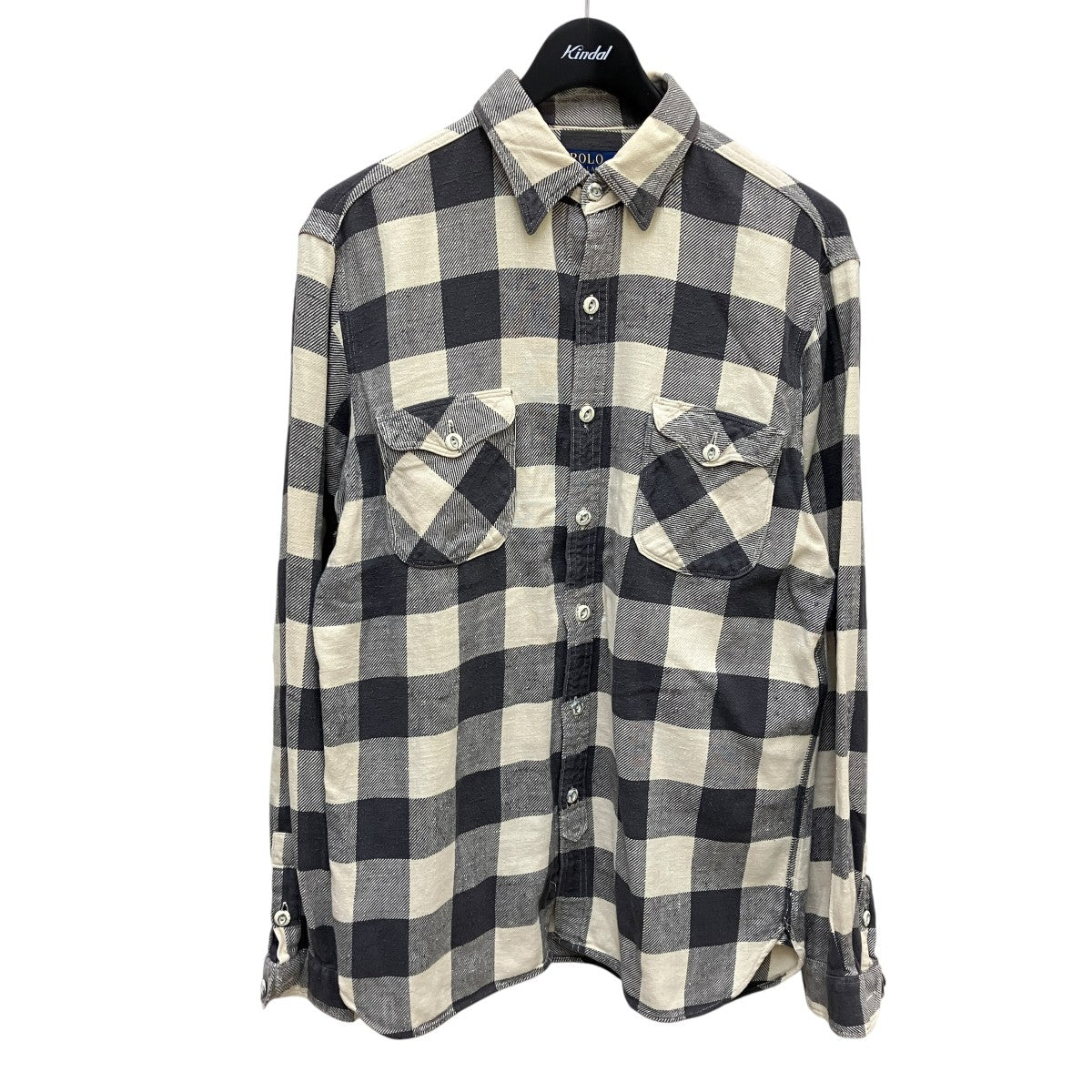 POLO RALPH LAUREN 長袖チェックシャツ 古着・中古-1枚目のアイテム画像