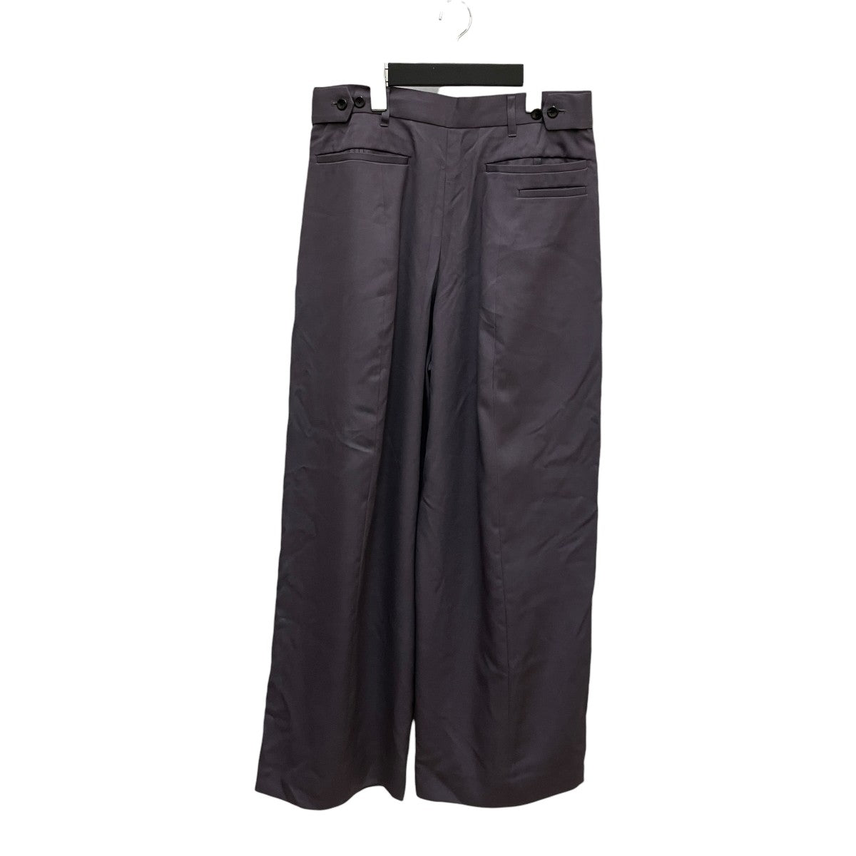 th products OSCAR ／ Super Semi-Wide Tailored Pantsウールパンツ 古着・中古-2枚目のアイテム画像