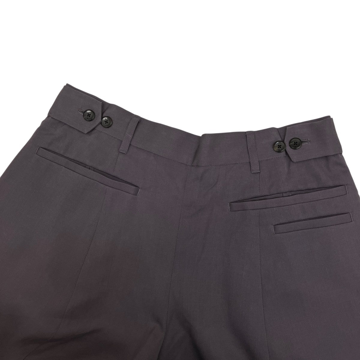 th products OSCAR ／ Super Semi-Wide Tailored Pantsウールパンツ 古着・中古-4枚目のアイテム画像
