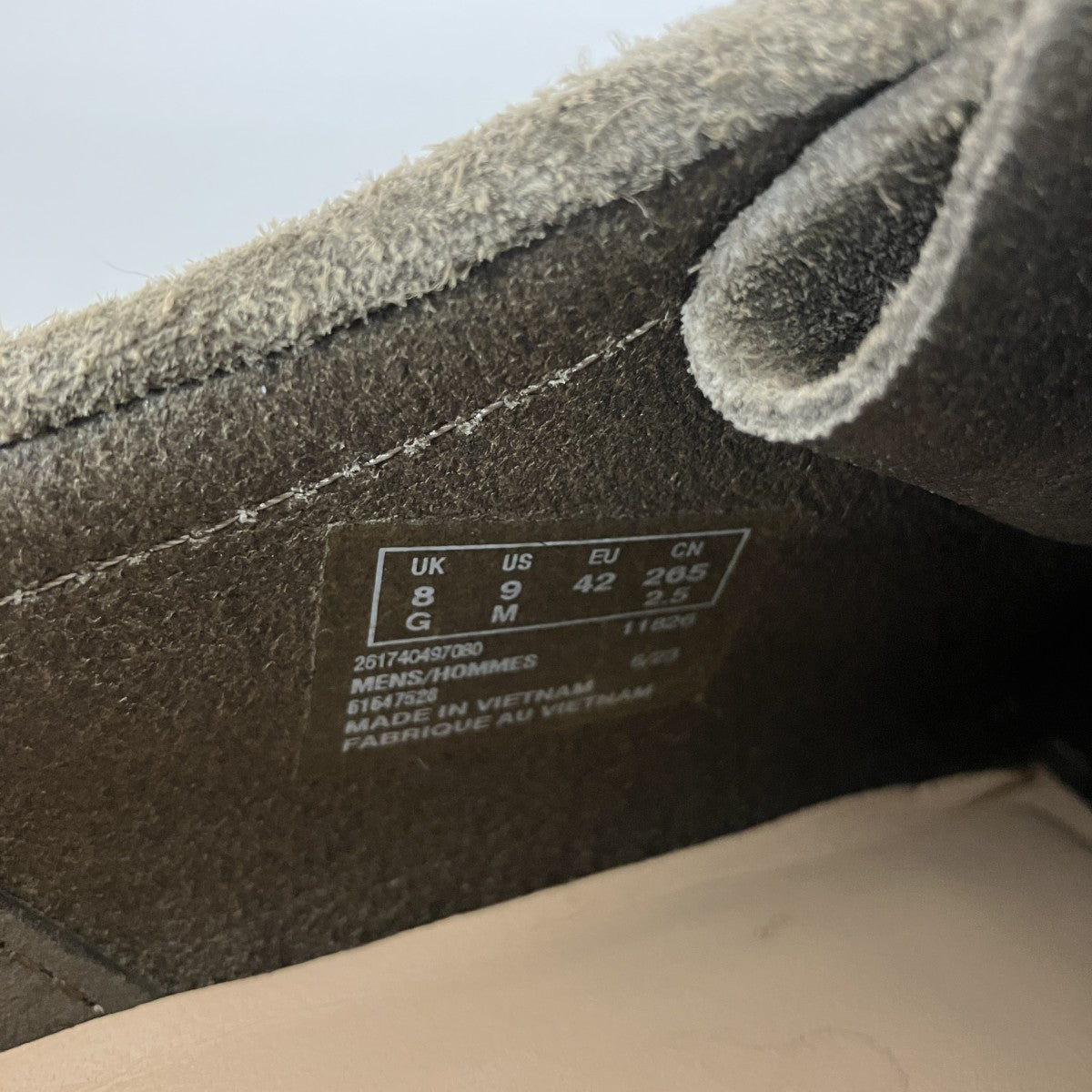 CLARKS ワラビーブーツ11826 古着・中古-7枚目のアイテム画像