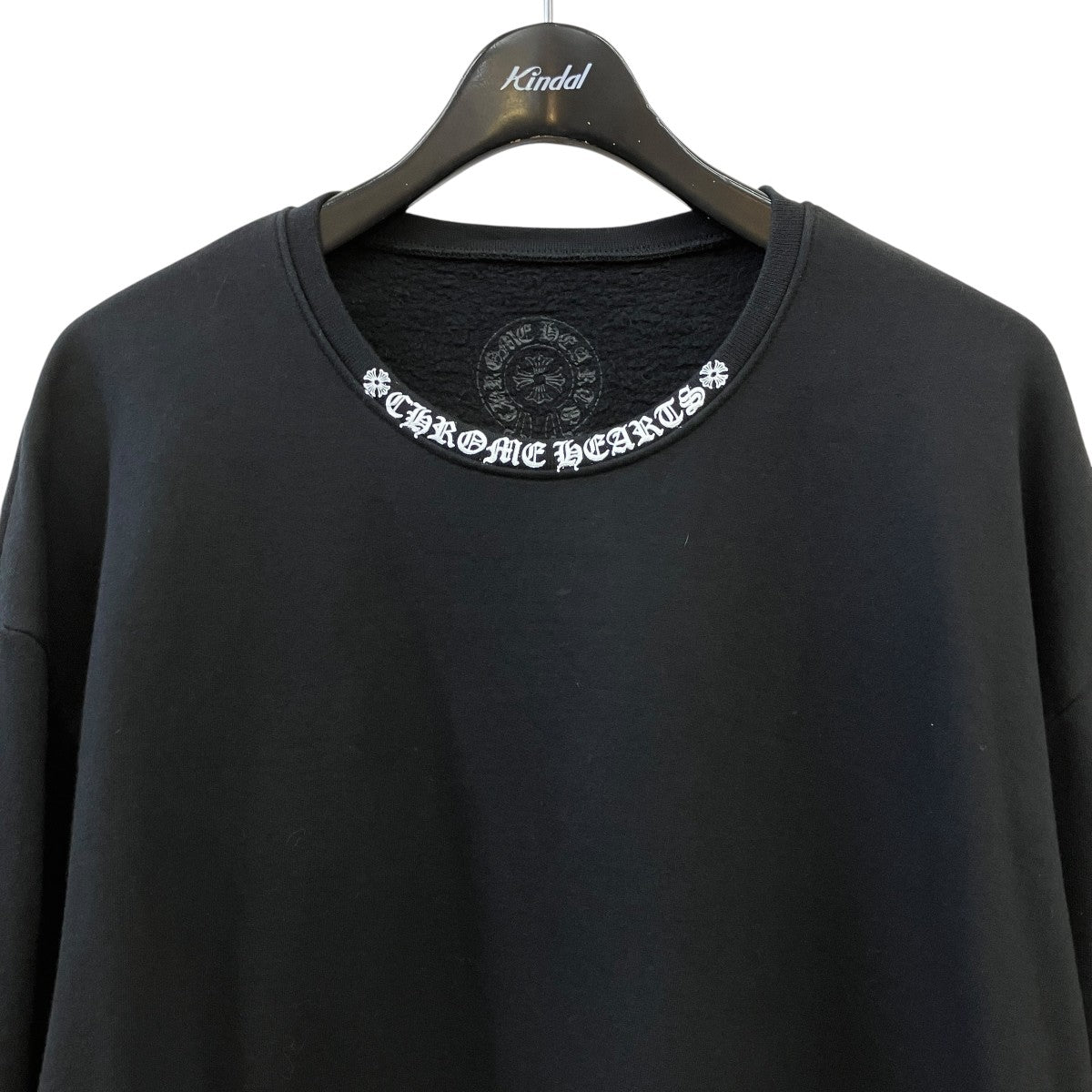CHROME HEARTS Neck Logo crewneck sweatshirtクルーネックスウェット 古着・中古-3枚目のアイテム画像