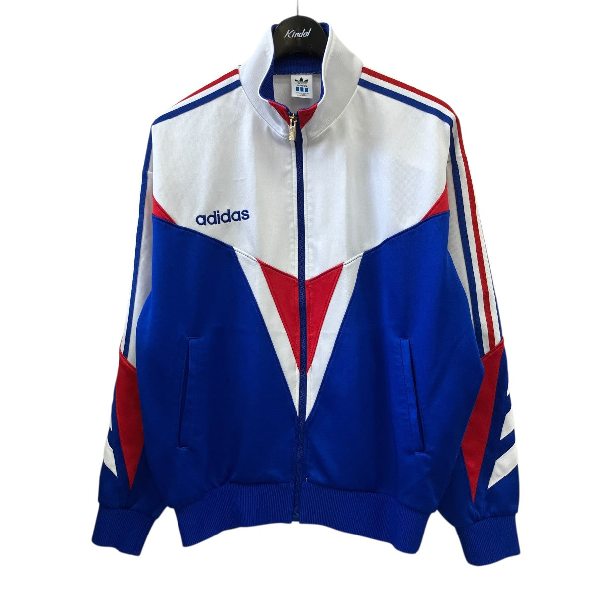 adidas 90’ｓ デサント製 vintageトラックジャケット 古着・中古-1枚目のアイテム画像