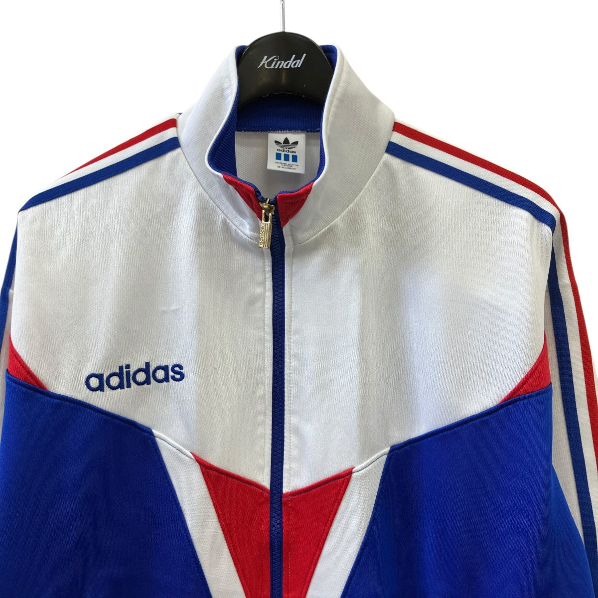 adidas 90’ｓ デサント製 vintageトラックジャケット 古着・中古-3枚目のアイテム画像