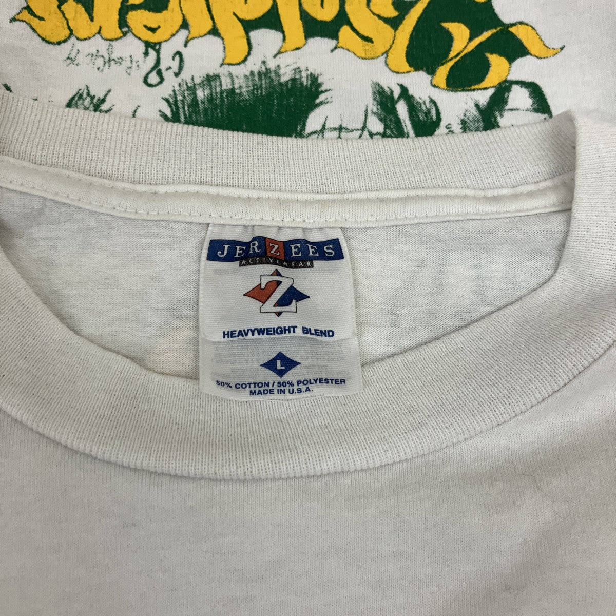 JERZEES(ジャージーズ) 90's vintageTシャツ ホワイト サイズ L