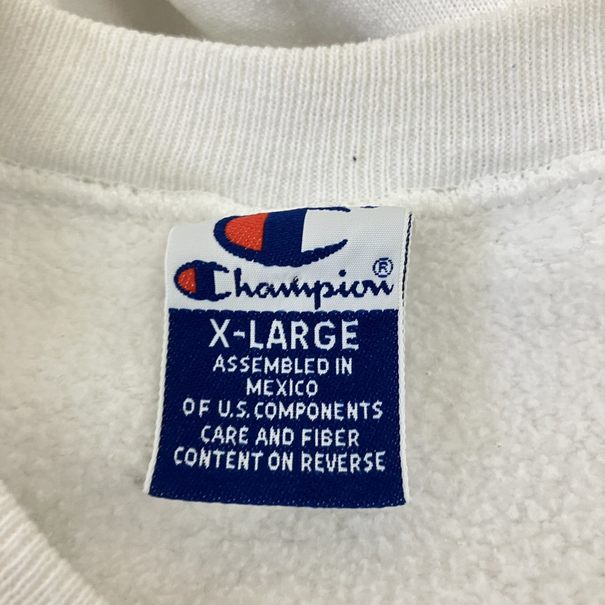 Champion(チャンピオン) 90Sプルオーバースウェット ホワイト サイズ