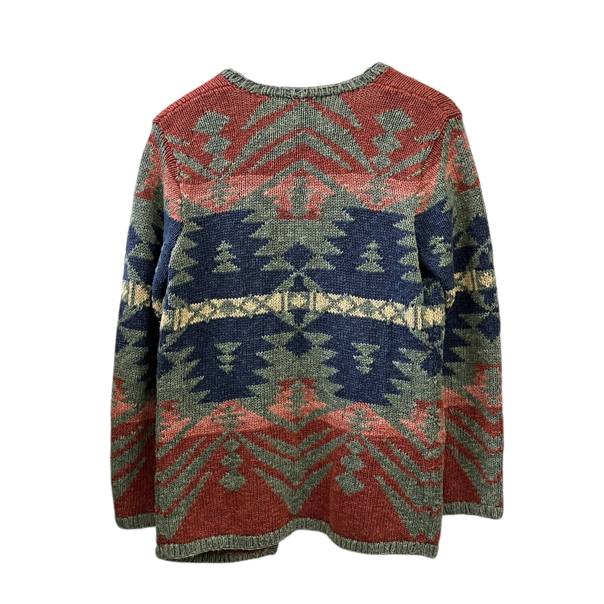 LAUREN RALPH LAUREN 00S vintageカーディガン 古着・中古-2枚目のアイテム画像