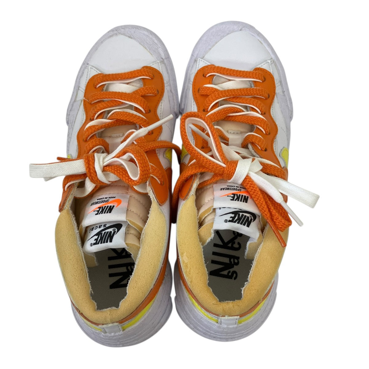NIKE×sacai BLAZER LOW MAGMA ORANGEローカットスニーカーDD1877-100 古着・中古-4枚目のアイテム画像