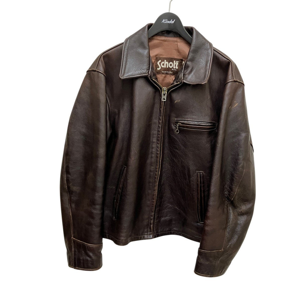 Schott レザージャケット 古着・中古-1枚目のアイテム画像