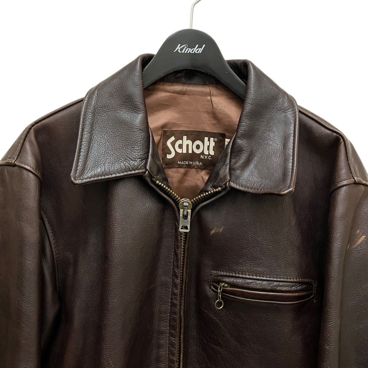 Schott レザージャケット 古着・中古-2枚目のアイテム画像