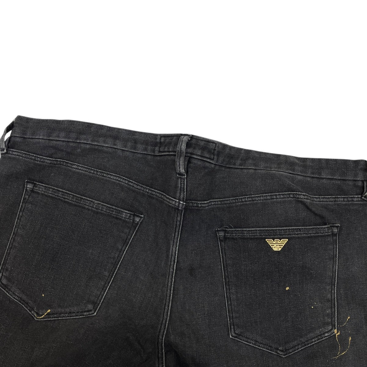 EMPORIO ARMANI ブラックジーンズ3Z1J00 1D81Z 古着・中古-4枚目のアイテム画像