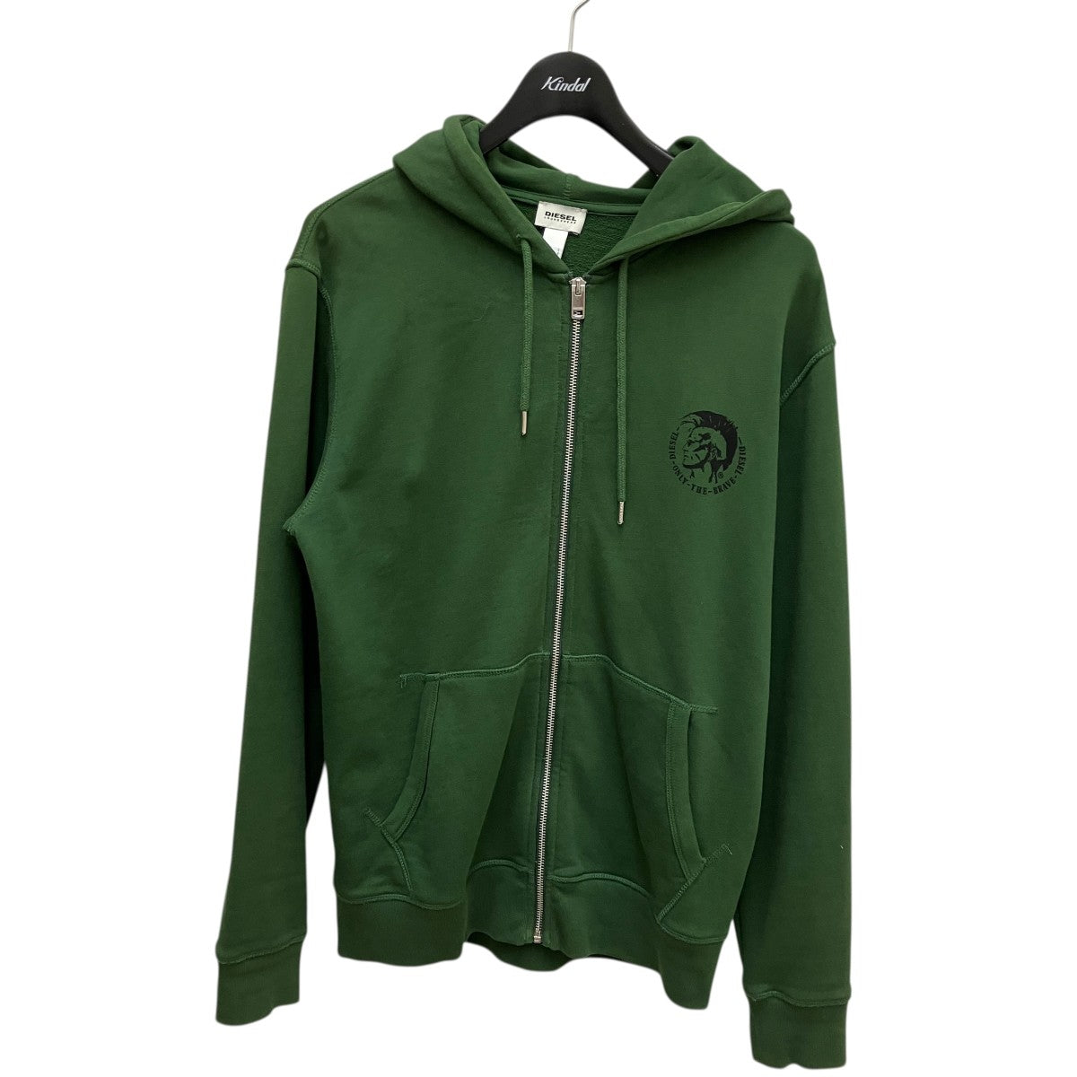 DIESEL モヒカンロゴジップパーカー 古着・中古-1枚目のアイテム画像