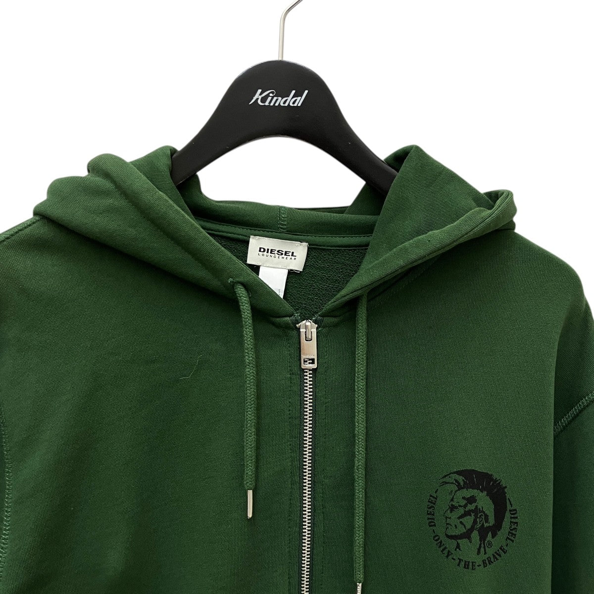 DIESEL モヒカンロゴジップパーカー 古着・中古-2枚目のアイテム画像