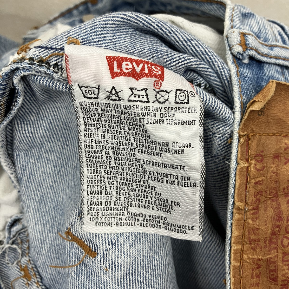 LEVI’S 90-00S vintageデニムパンツ322009 古着・中古-5枚目のアイテム画像