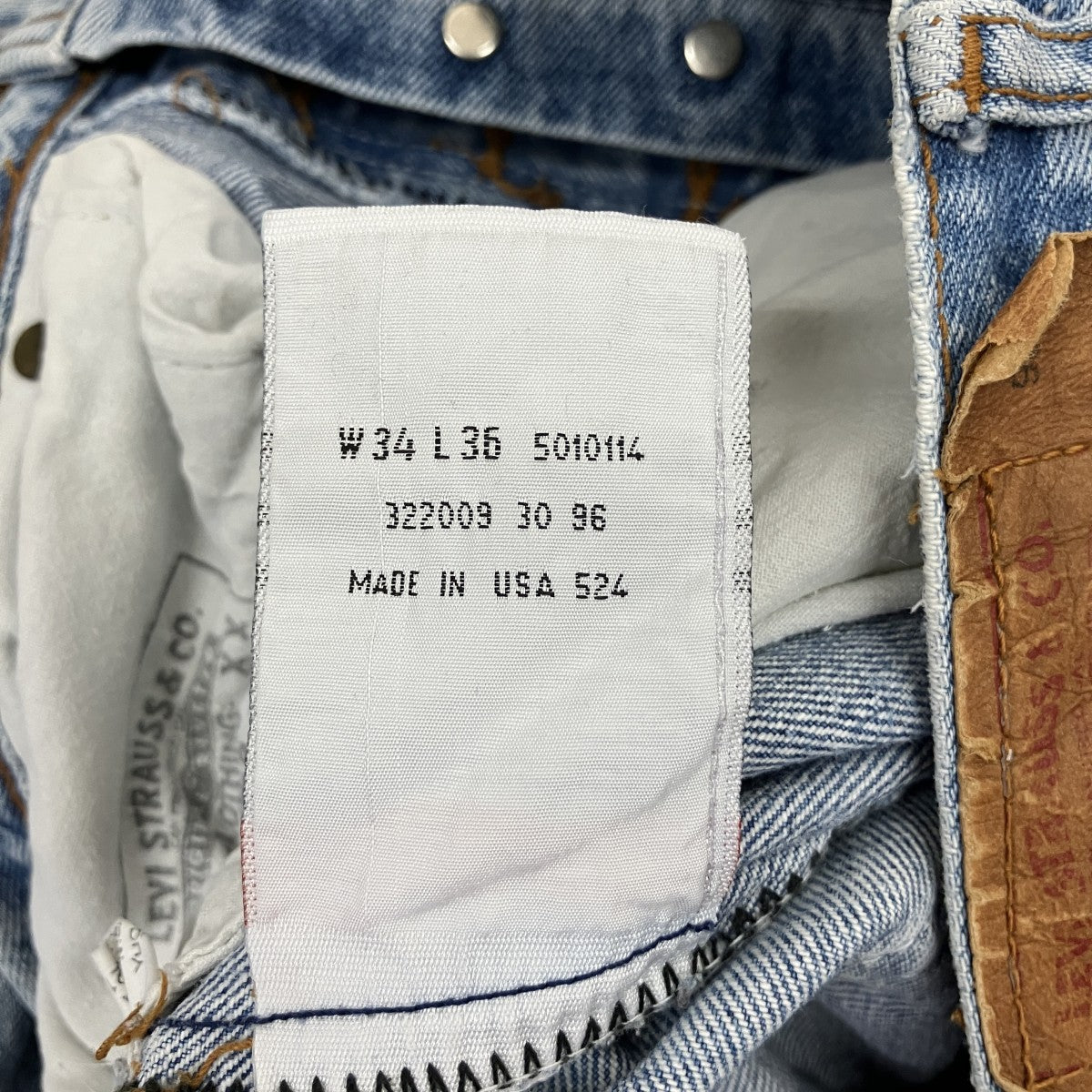 LEVI’S 90-00S vintageデニムパンツ322009 古着・中古-6枚目のアイテム画像