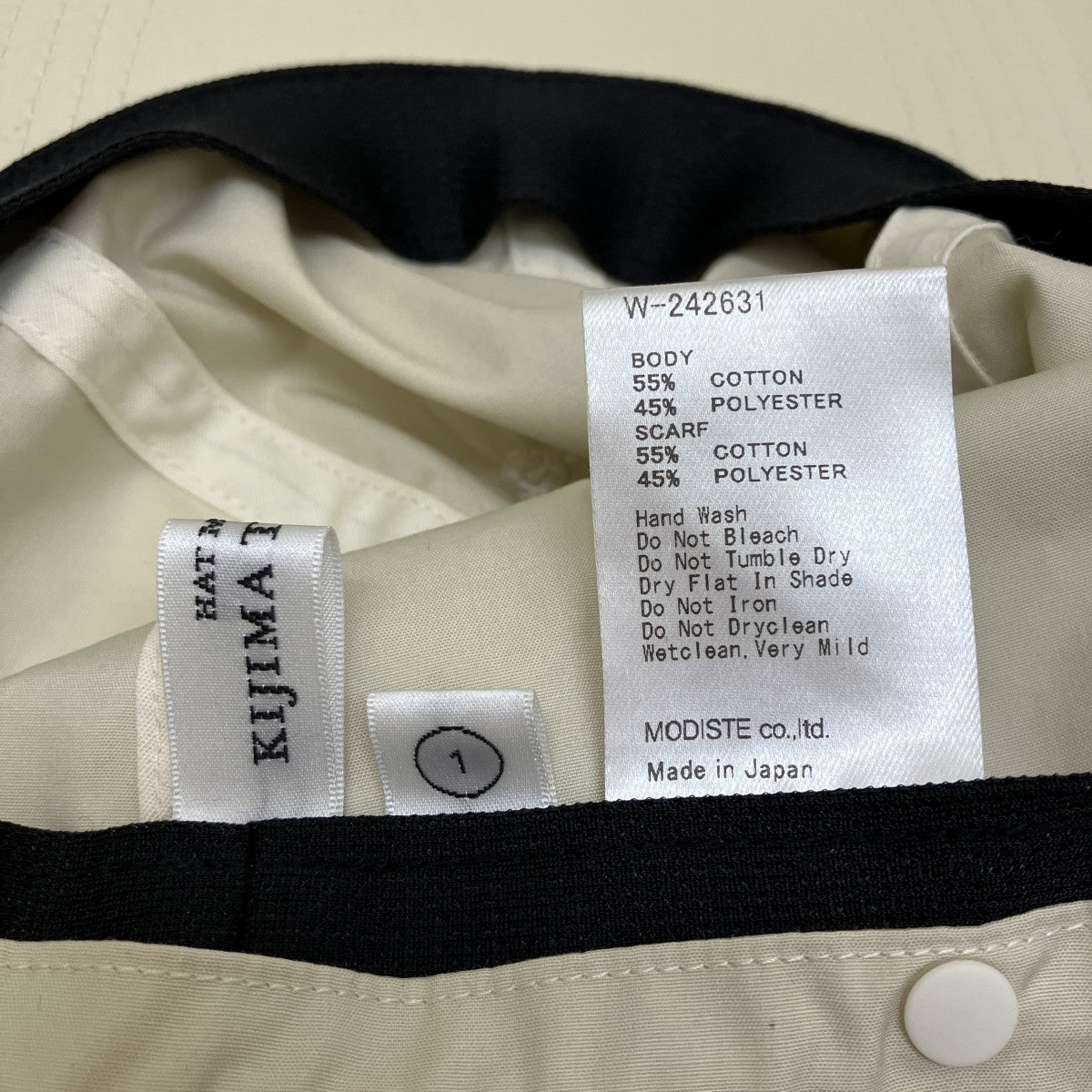 KIJIMA TAKAYUKI キャップW-242631 古着・中古-5枚目のアイテム画像