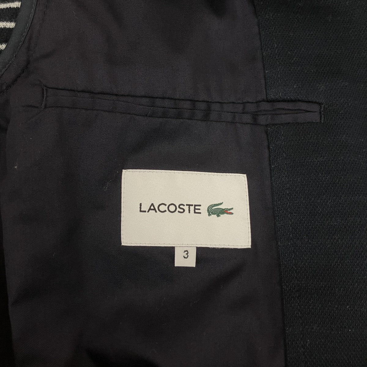 LACOSTE テーラードジャケットVH723E 古着・中古-6枚目のアイテム画像