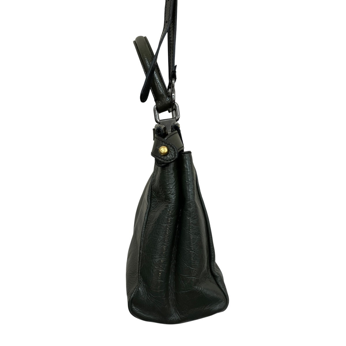 FENDI ピーカブー エナメルショルダーバッグ 古着・中古-3枚目のアイテム画像