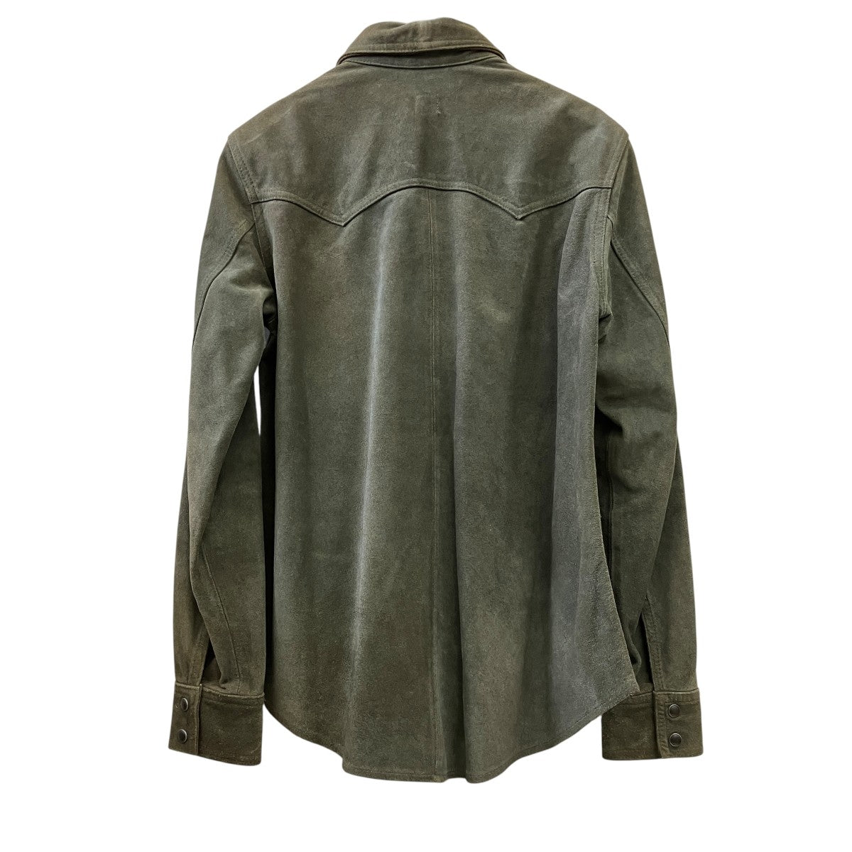 GAP OLDGAPレザーシャツ 古着・中古-2枚目のアイテム画像