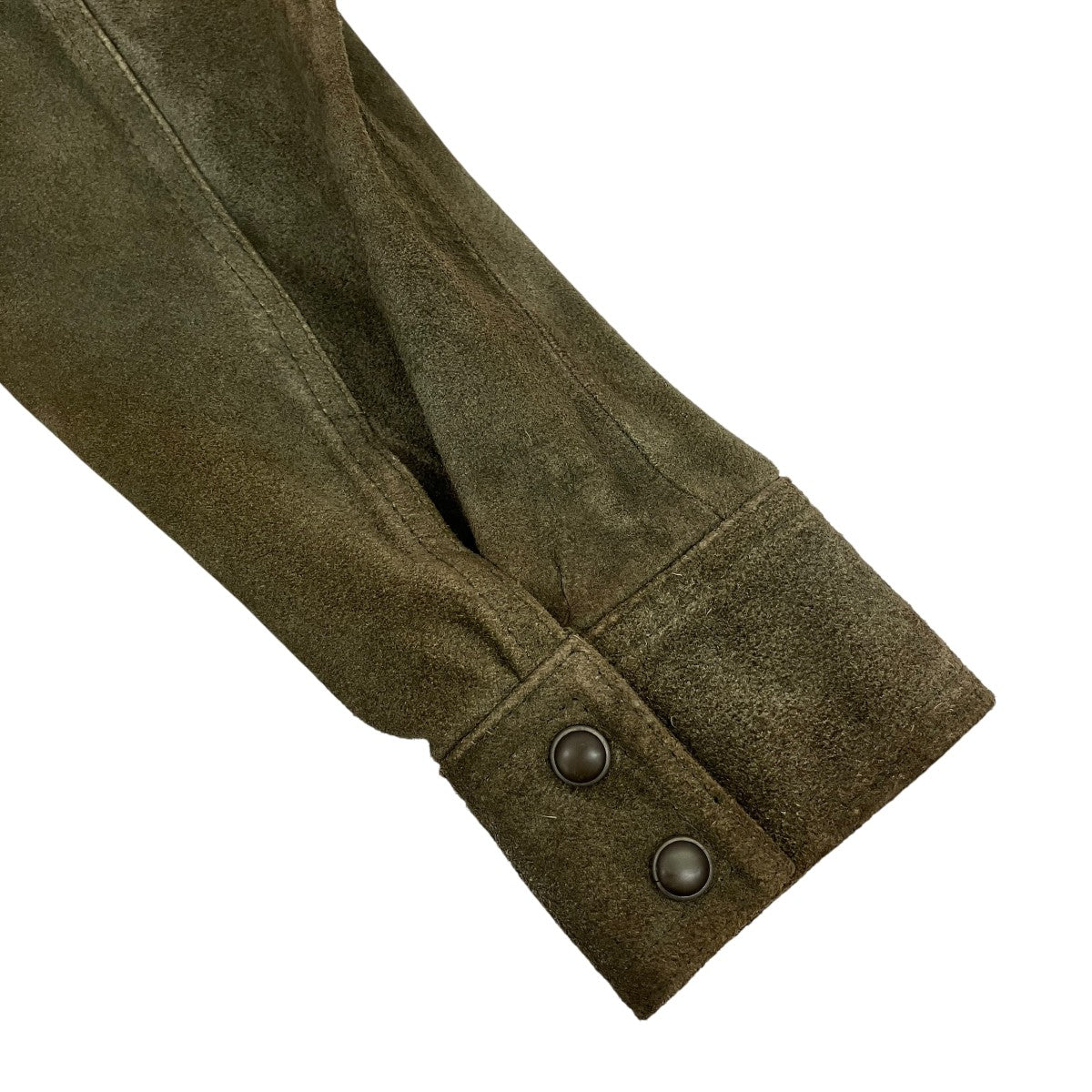 GAP OLDGAPレザーシャツ 古着・中古-4枚目のアイテム画像
