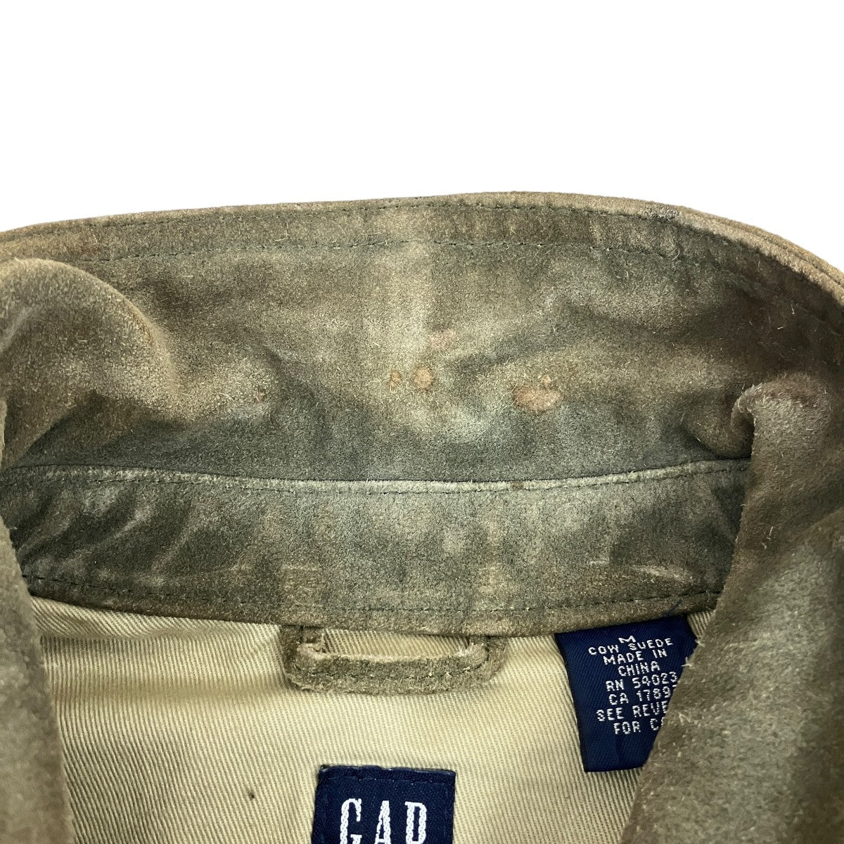 GAP OLDGAPレザーシャツ 古着・中古-5枚目のアイテム画像