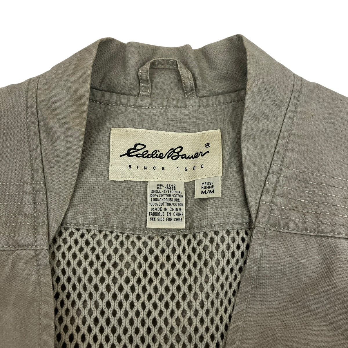 Eddie Bauer メッシュベスト 古着・中古-5枚目のアイテム画像