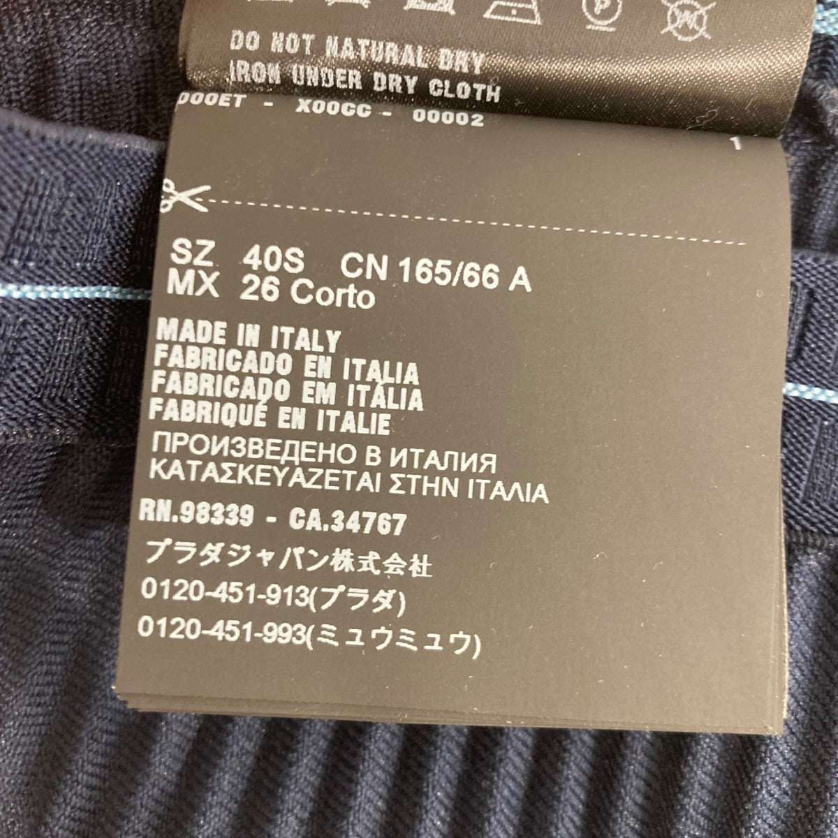 PRADA プリーツスカートP199N 古着・中古-6枚目のアイテム画像