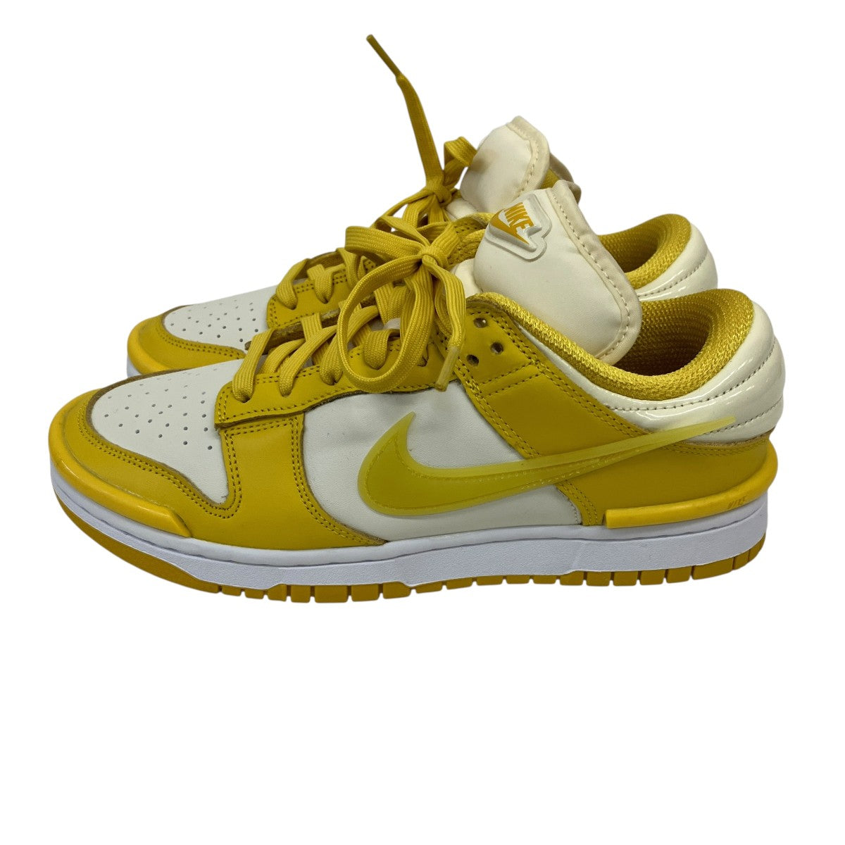NIKE Women’s Dunk Low Twist Coconut Milk Vivid Sulfur WhiteローカットスニーカーDZ2794-100 古着・中古-2枚目のアイテム画像