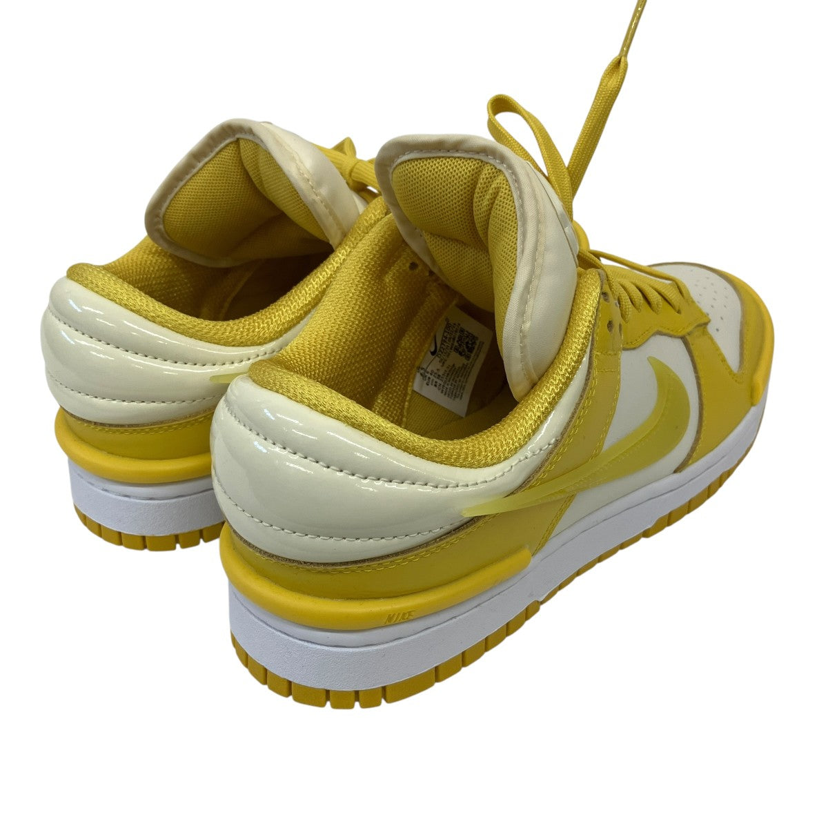 NIKE Women’s Dunk Low Twist Coconut Milk Vivid Sulfur WhiteローカットスニーカーDZ2794-100 古着・中古-3枚目のアイテム画像