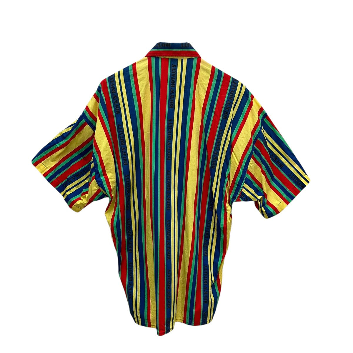 VERSACE JEANS COUTURE ストライプ半袖シャツ 古着・中古-3枚目のアイテム画像