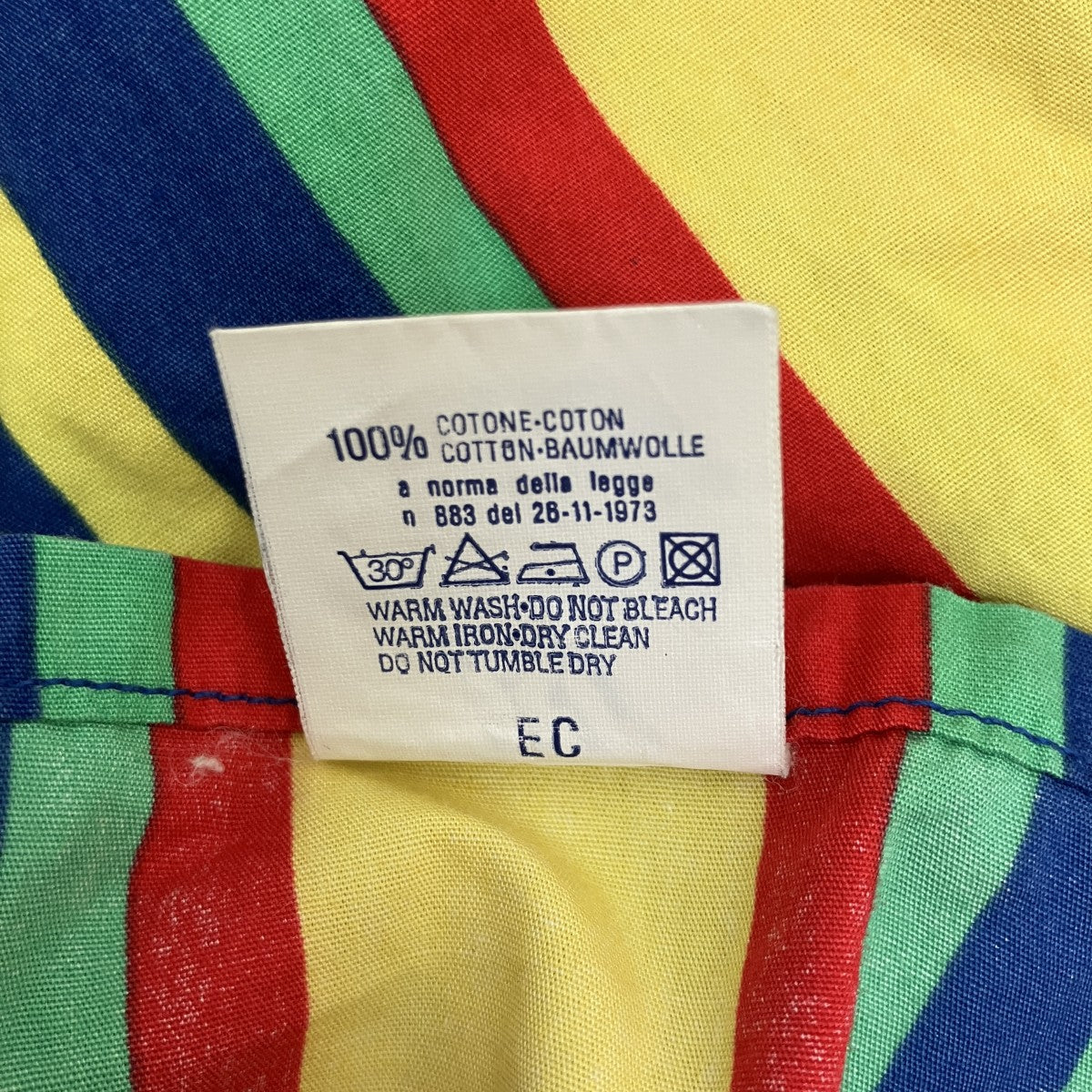 VERSACE JEANS COUTURE ストライプ半袖シャツ 古着・中古-5枚目のアイテム画像