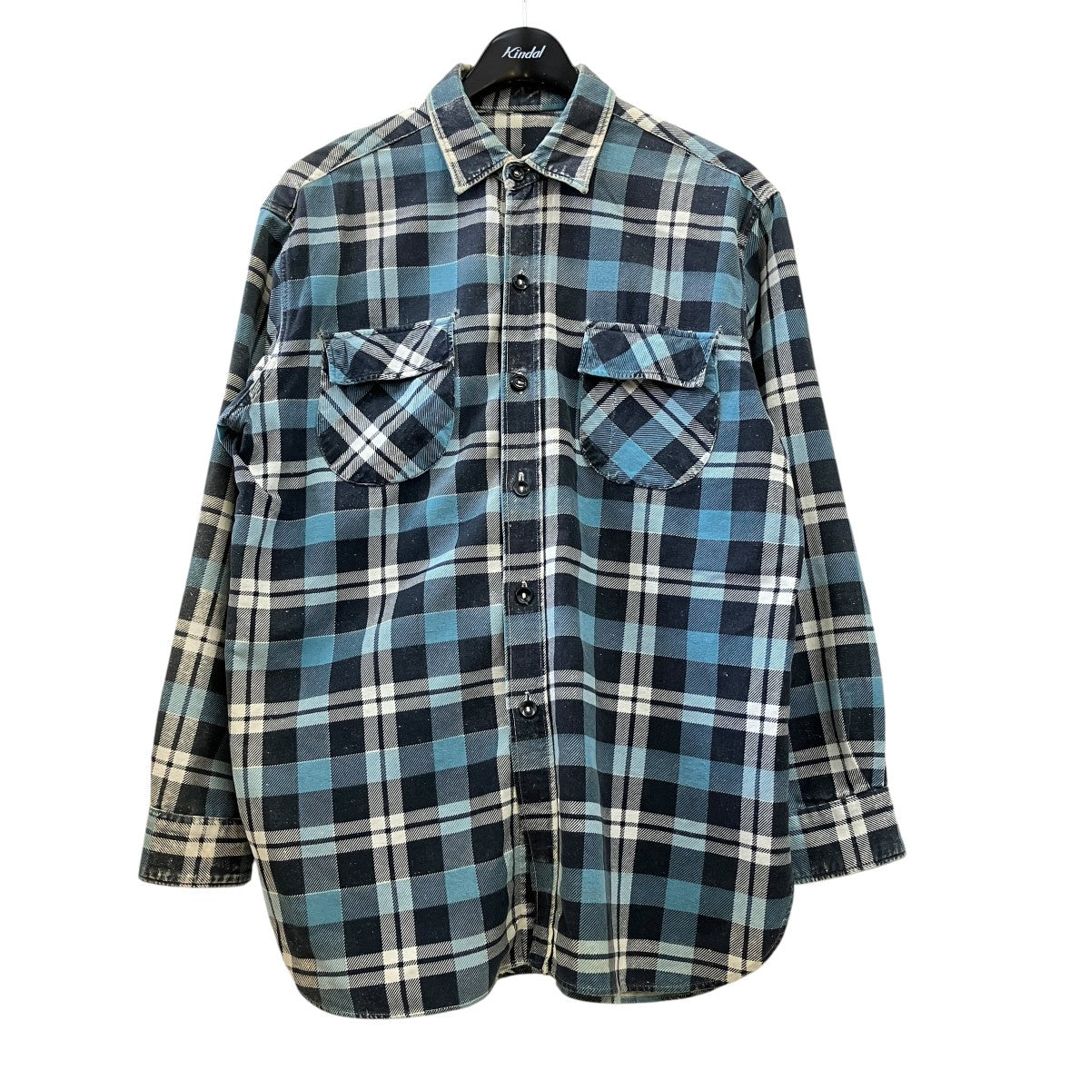 VINTAGE チェックシャツ 古着・中古-1枚目のアイテム画像