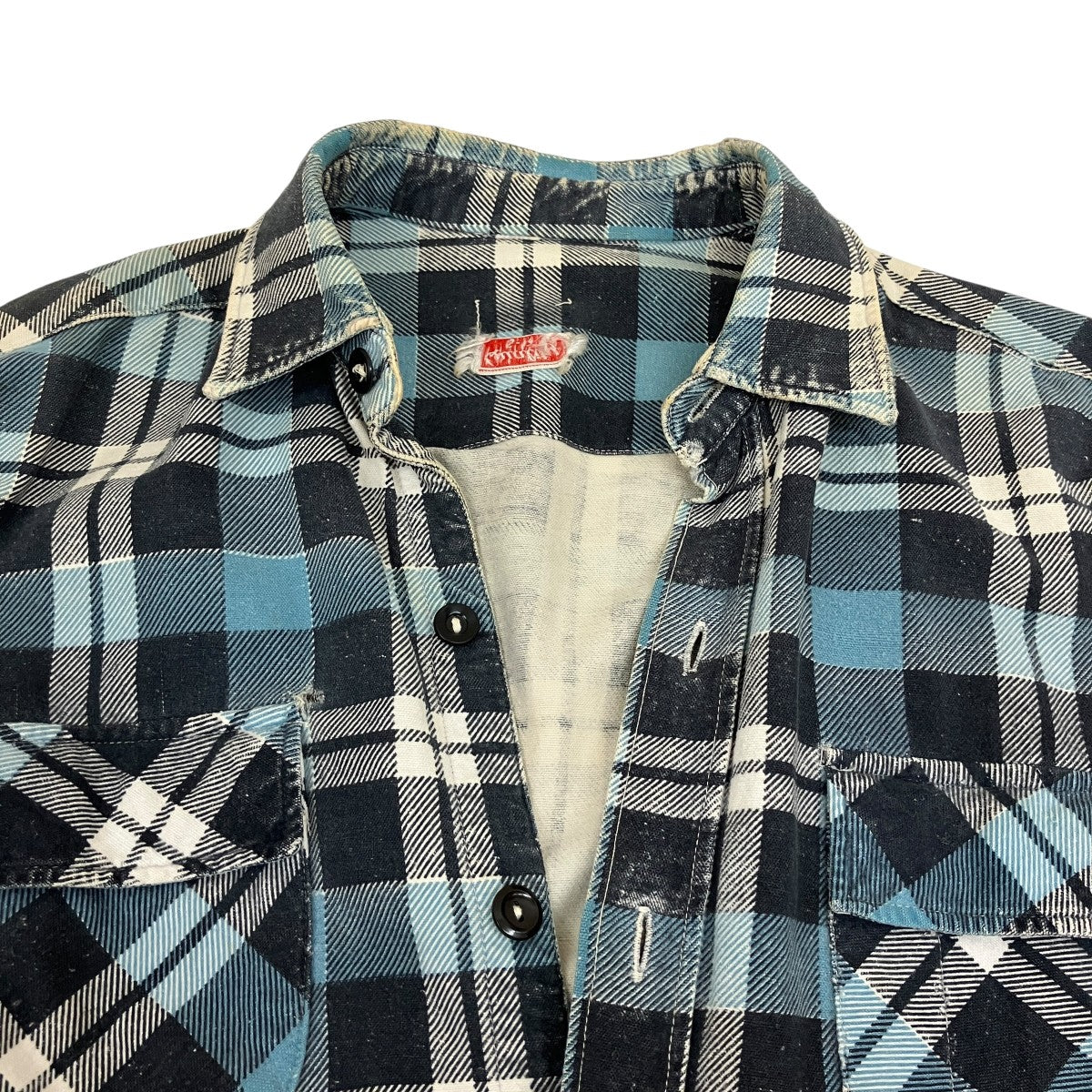 VINTAGE チェックシャツ 古着・中古-4枚目のアイテム画像