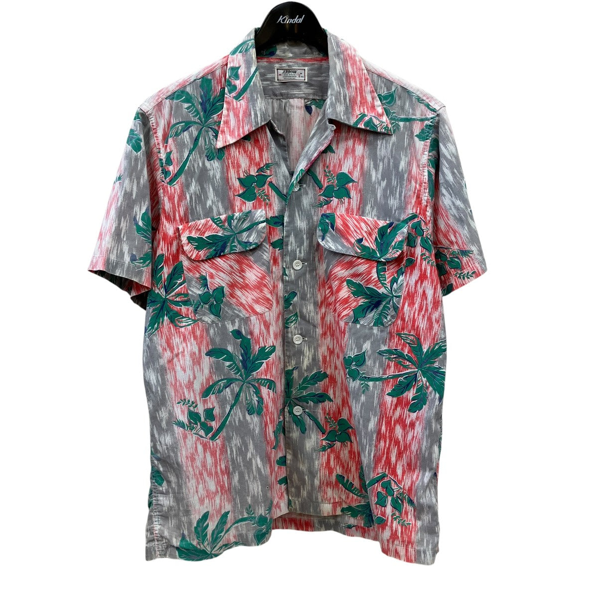 ARROW 50’s vintage総柄アロハシャツ 古着・中古-1枚目のアイテム画像