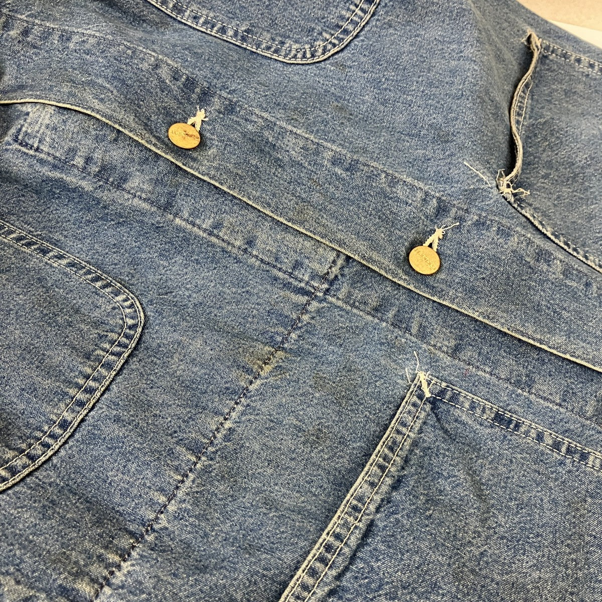 CarHartt 90’s 星タグ vintageカバーオール 古着・中古-5枚目のアイテム画像