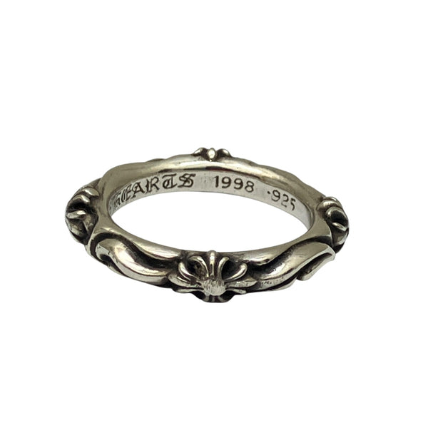 CHROME HEARTS(クロムハーツ) SBT BAND RING指輪 シルバー サイズ 24号