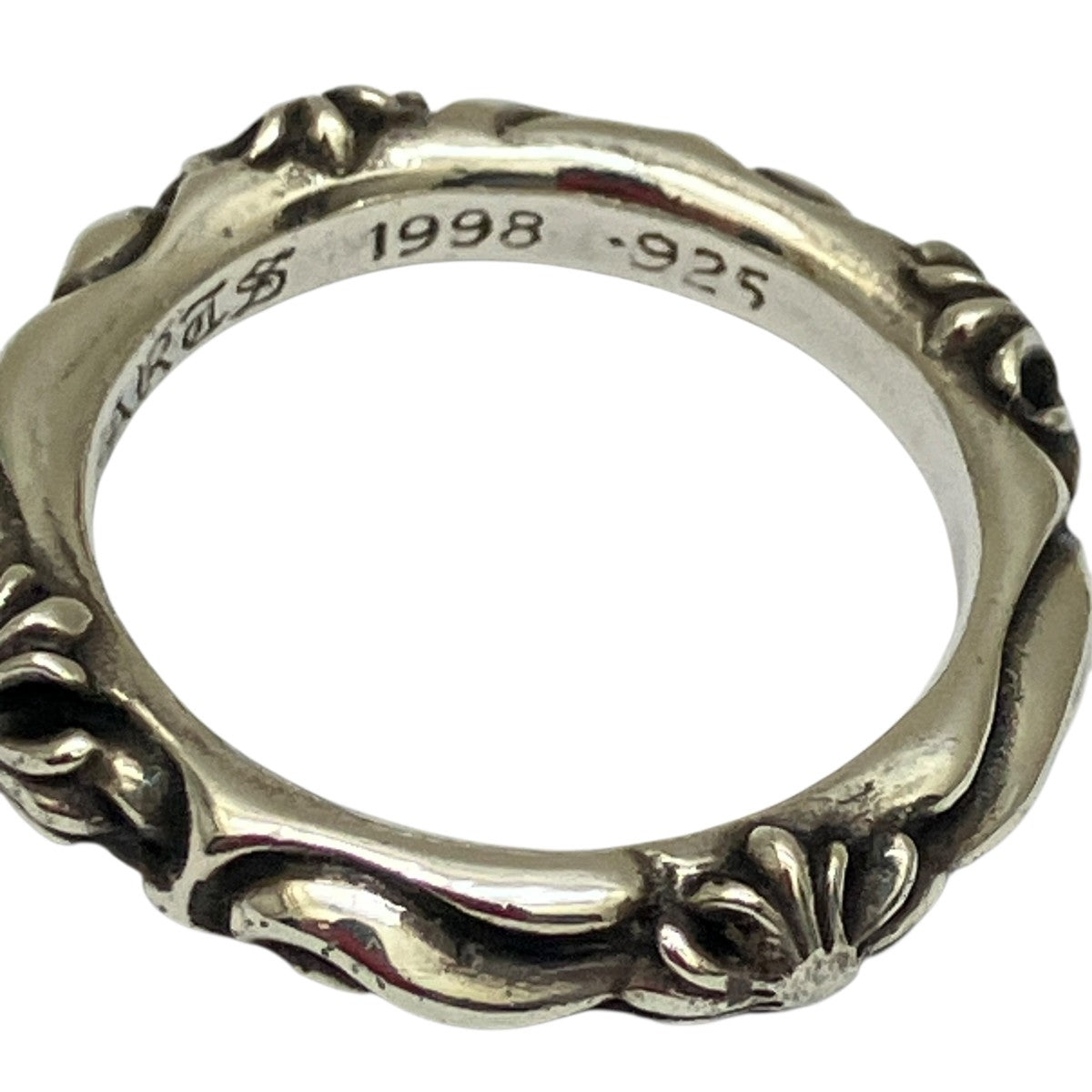 CHROME HEARTS(クロムハーツ) SBT BAND RING指輪 シルバー サイズ 24号