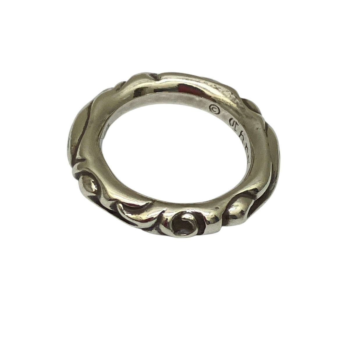 CHROME HEARTS SCROLL BAND RING指輪 古着・中古-1枚目のアイテム画像