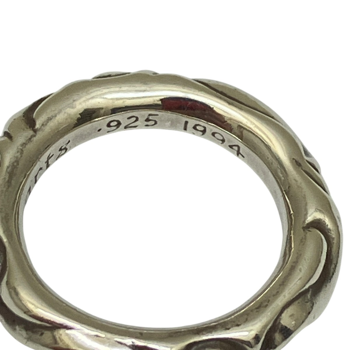 CHROME HEARTS SCROLL BAND RING指輪 古着・中古-5枚目のアイテム画像