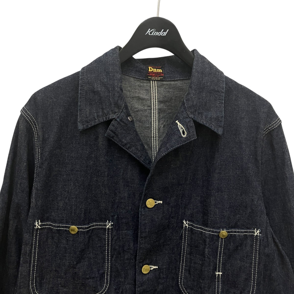 DENIME 旧タグカバーオール 古着・中古-2枚目のアイテム画像