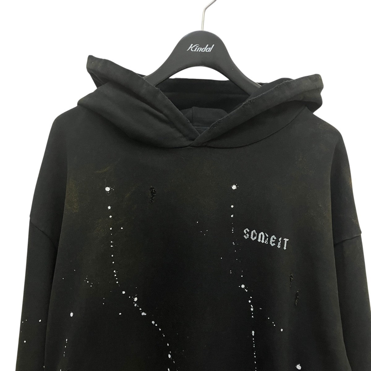 SOMEIT ダメージ加工パーカー 古着・中古-2枚目のアイテム画像