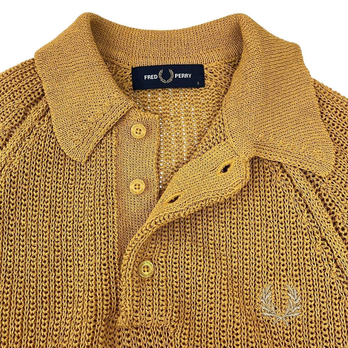 FRED PERRY メッシュポロシャツFZ1826 古着・中古-4枚目のアイテム画像
